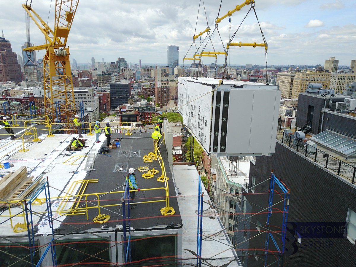 Skystonegroup's tweet photo. CitizenM Bowery: The tallest modular hotel in the world...for now.
.
.
.
#skystone 
#skystonegroup 
#modular
#modulardesign 
#modularhotel 
#modularfabrication 
#modularconstruction 
#nycconstruction 
#nycgeneralcontractor https://t.co/zdBQckUhZO