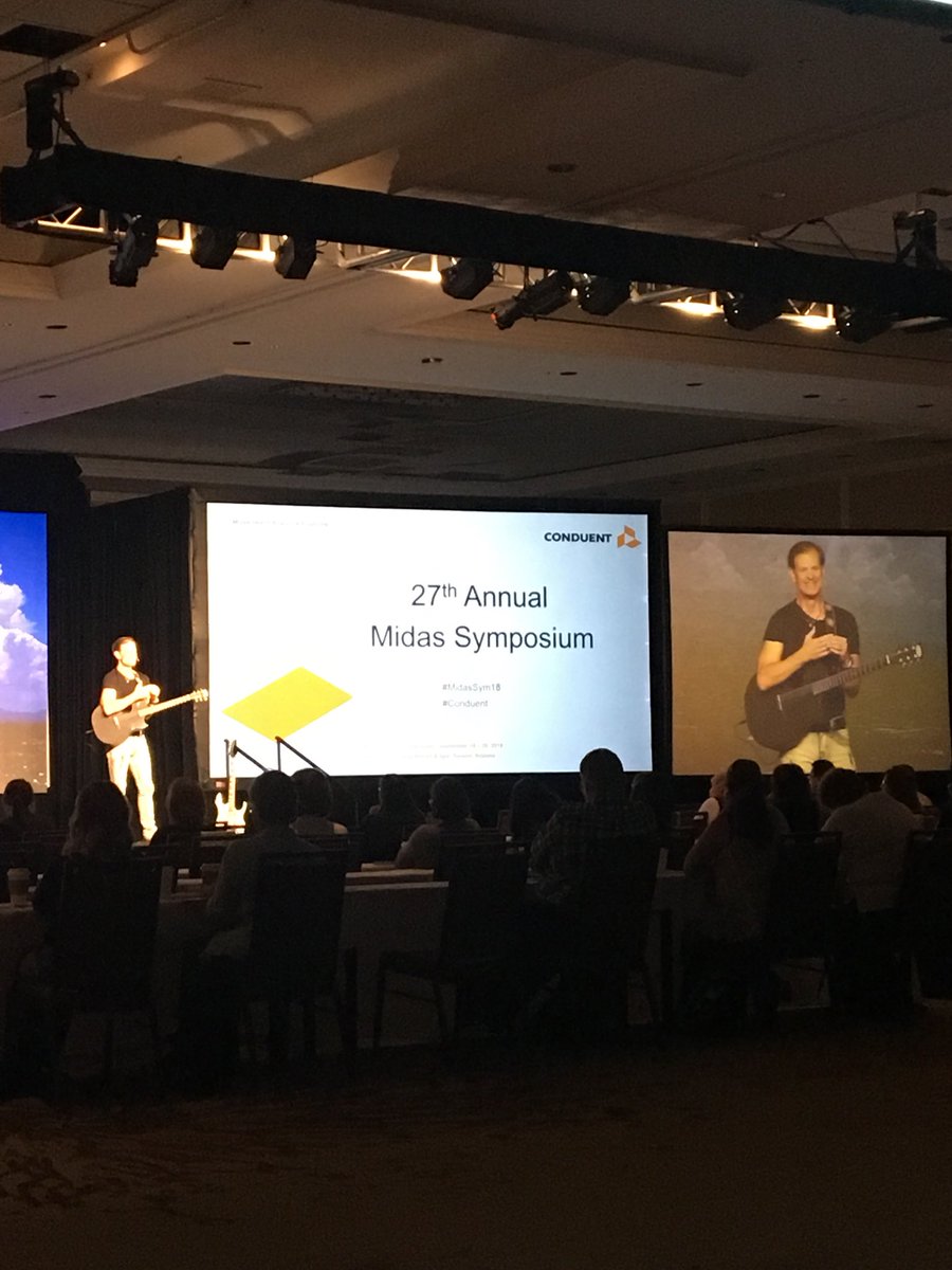 adaly95's tweet photo. What a way to close out our General Sessions!! Mike Rayburn brought down the house! #MidasSym18 #conduent #mikerayburn https://t.co/DW2llRtFrW