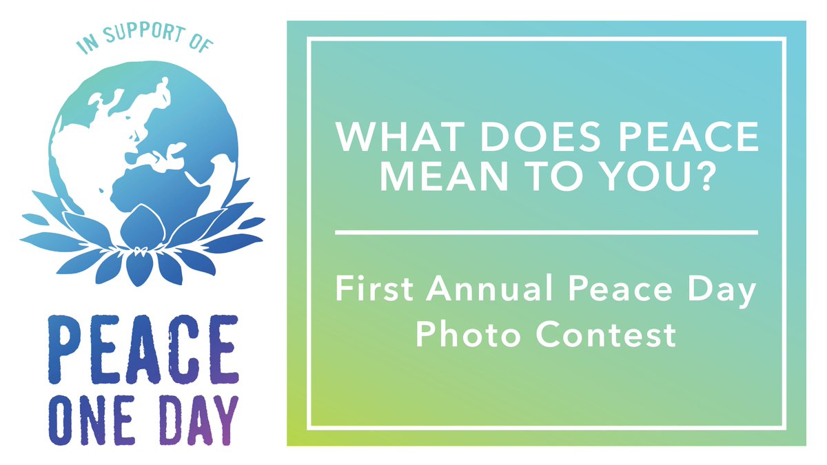 jcileaders's tweet photo. On #JCILive we discussed the impact we must take to achieve #GlobalGoal16 - Peace, Justice & Strong Institutions! See what @aobenson said about #PeaceDay on 21 Sept: https://t.co/9EWPTRz9x6
Make your commitment to peace @Act_4_Peace & take part in the @PeaceOneDay photo contest! https://t.co/O42cmpmt1J