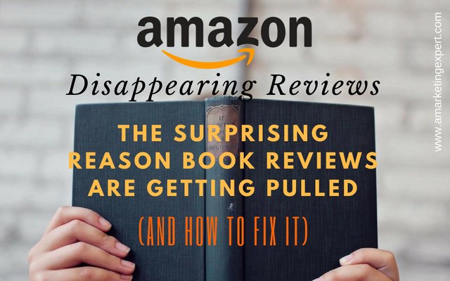I've wondered about Amazon pulling reviews and now <a href="/Bookgal/">Penny Sansevieri</a> explains how to fix it amarketingexpert.com/disappearing-r…