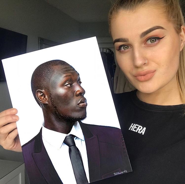 Drawing of Stormzy ✏️ please share 🙏🏻 #Stormzy