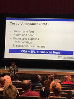 baker_guidance's tweet photo. A huge thank you to LaSonya Griggs from Tompkins Cortland Community College for the wonderful Financial Aid Presentation last night at Baker High School. @baker_guidance @BCSDBEES @TC3_official https://t.co/A1pij2Zq2x