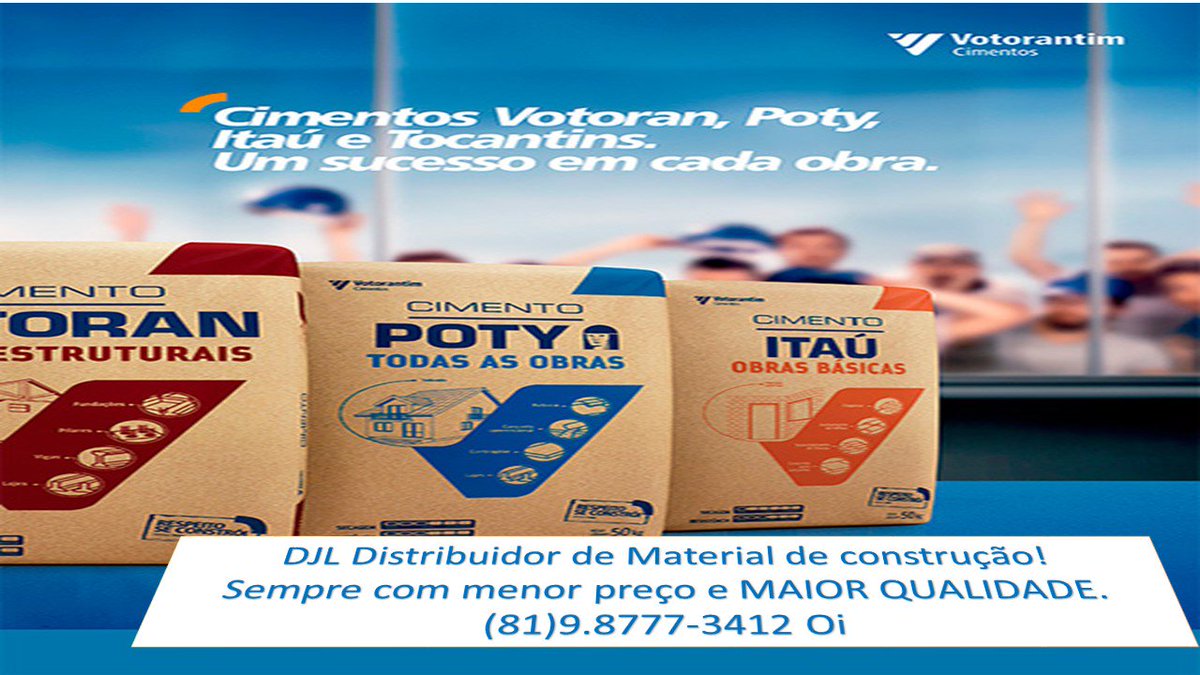 OJ Distribuidor (@ojdistribuidor) on Twitter photo Fornecemos material de construção a armazém, obra particular, Empresas de diversos portes, órgãos públicos a mais de 10 anos com compromisso ao Cliente de atender a sua satisfação de acordo com qualidade de cada produto com o padrão técnico segurança regulamentado.(81)98777-3412 Fornecemos material de construção a armazém, obra particular, Empresas de diversos portes, órgãos públicos a mais de 10 anos com compromisso ao Cliente de atender a sua satisfação de acordo com qualidade de cada produto com o padrão técnico segurança regulamentado.(81)98777-3412