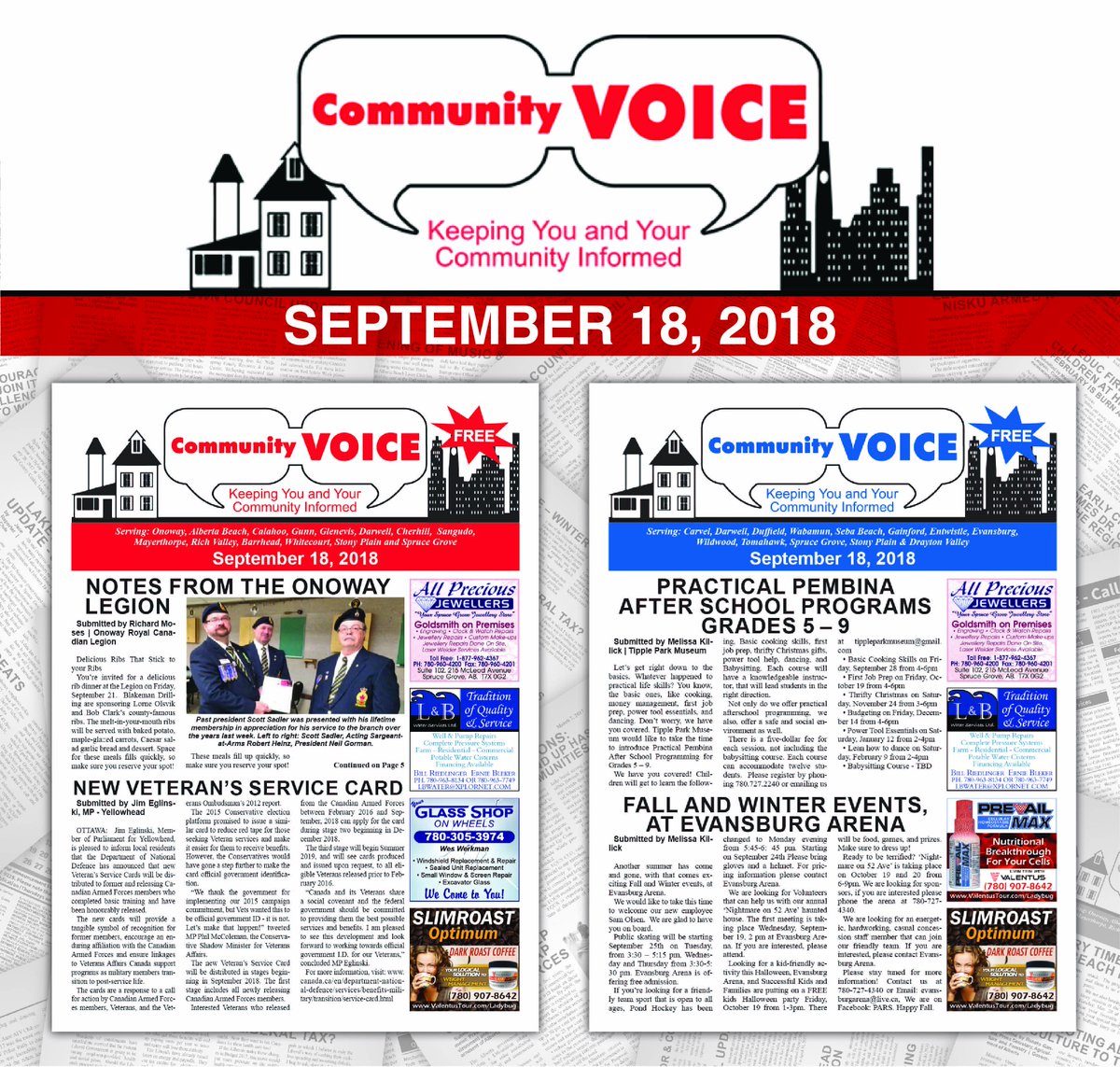 You can now view our online edtions from the comfort of your home! 😀 
Check us out @ com-voice.com #newspaper #WednesdayMorning