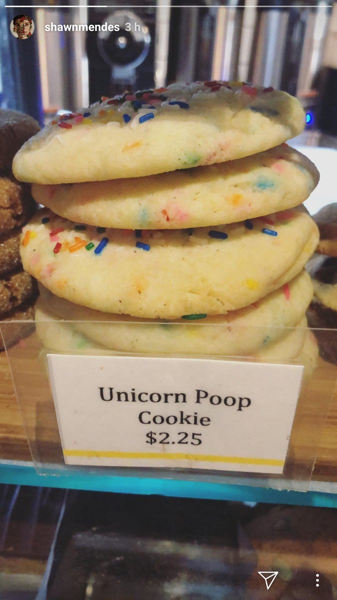 Hey @ShawnMendes did you eat that unicorn poop cookie or nah? https://t.co/qh6tMVQFS0