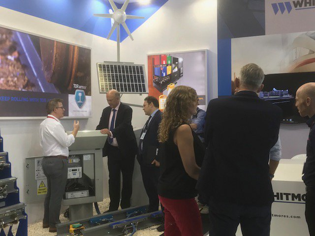 WHITMORE_Mfg's tweet photo. We're enjoying @InnoTrans, be sure to stop by #137A. A Special Thank You to Rt. Hon Chris Grayling, UK Secretary of State for Transport, for visiting our booth! #Innotrans2018 #Innotrans18
@tradegovuk https://t.co/TTuv7oDjoS