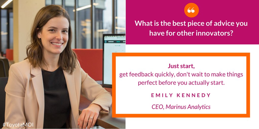 That thing you've been wanting to do: Just start. Seriously, just go for it. Then tell us how you rocked it. 🔥🔥 Wednesday wisdom from the wildly talented @heyemilykennedy CEO of Marinus Analytics.