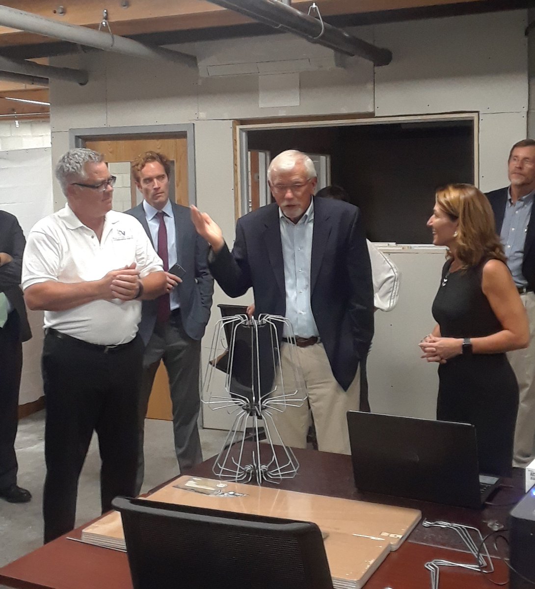 Worcester's Wirefab Inc. President James Samsel &amp; <a href="/MassLtGov/">Lt. Governor Kim Driscoll</a> address the skills gap with students from Grafton Job Corps <a href="/The_BVCC/">Blackstone Valley Chamber of Commerce</a> #educational hub opening yesterday. <a href="/PensaLabs/">PensaLabs</a> <a href="/The_Lyons_Share/">Mark Lyons</a> #SkillsCapital grant.