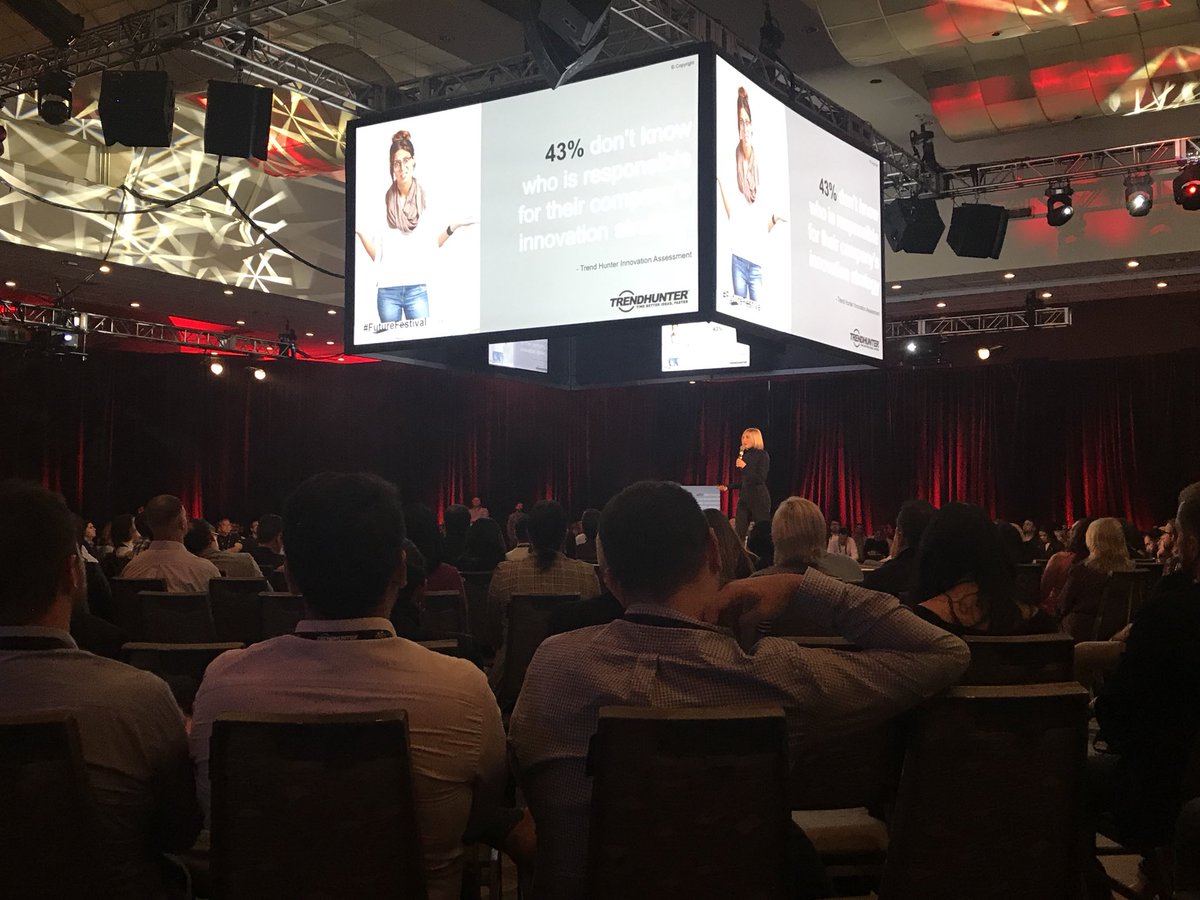 Loving this section on #WorkCulture at #FutureFestival - Do you know who’s responsible for #innovation at your workplace? #2019Trends