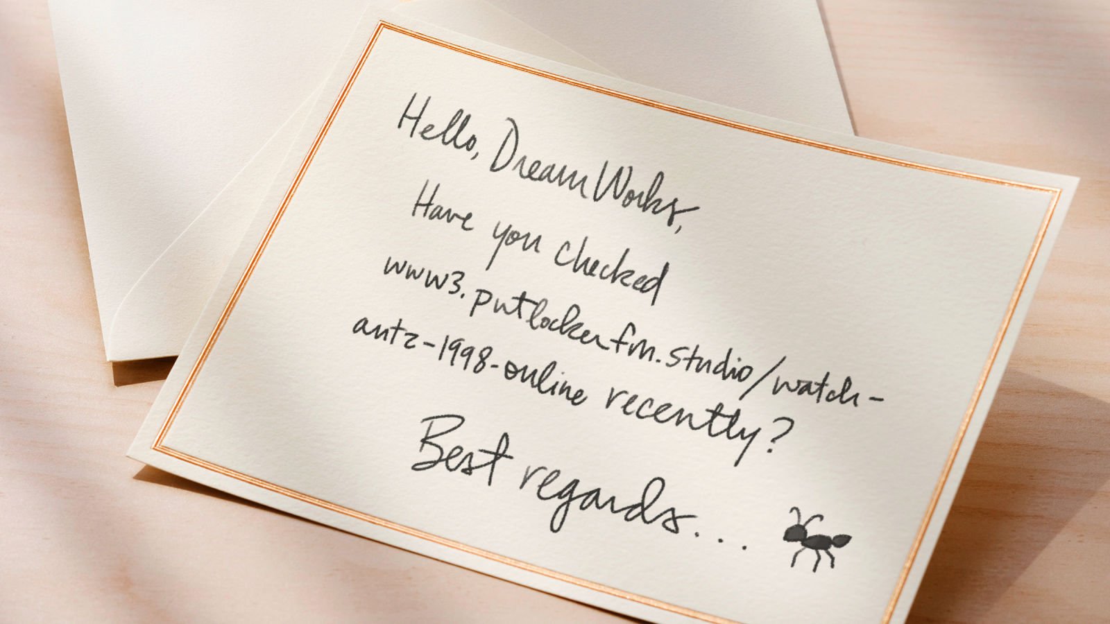 ClickHole on Twitter: "The Game Is Afoot: An Infamous Gentleman Thief Just  Sent DreamWorks A Calling Card Announcing His Intention To Illegally  Download 'Antz' https://t.co/dbzPt0GXnY https://t.co/zYuAX2kvNB" / Twitter