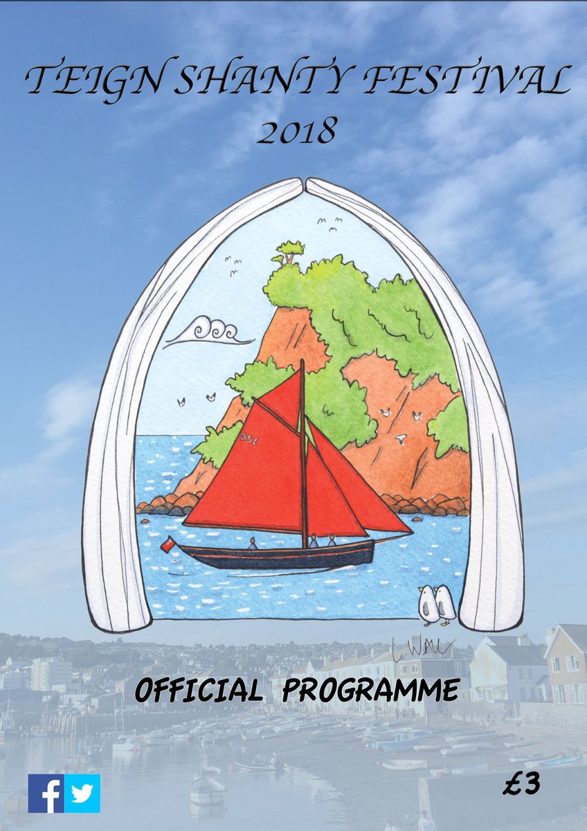 Soon to be leaving the printers! Watch this space to find out where you can get your hands on a copy in Teignmouth &amp; Shaldon from early next week. #teignshantyfest #devonlive #tasteoftheteign #9days 🎵⚓️😎