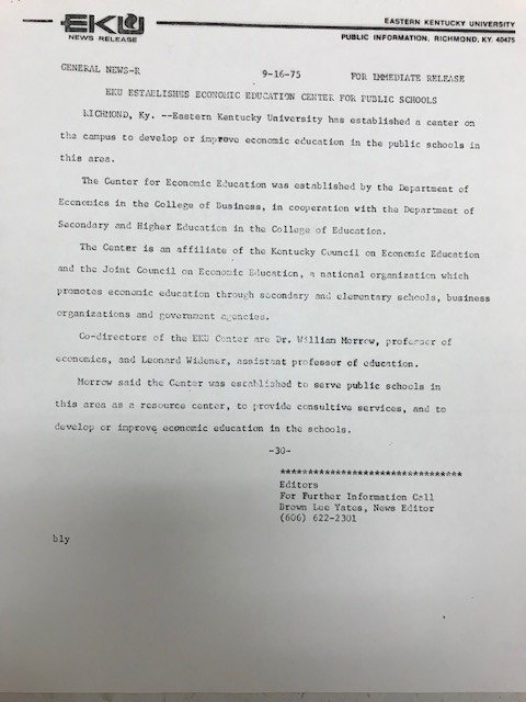 EKU EconEd tweet media