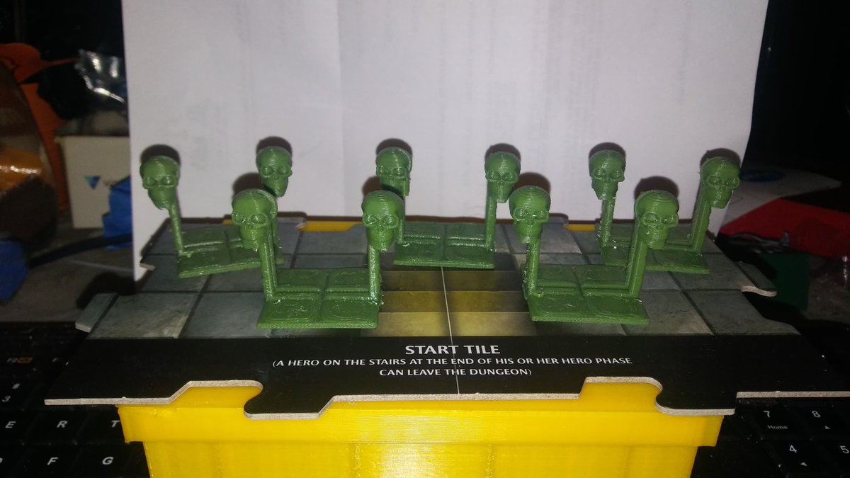 3d_gear's tweet photo. @jackson_pope @codeNCardboard @Wojtowicz_N @rf_seattle @crazyhawkgames @ReflectiveTree @The_Prototyper @anarchytabletop @WingedFiveGames @amgsmith @BSoMT_2018 @Rick_Lorenzon @JonTexMo @Raven_elf @Nerfblat Sorry for not checking in lately.  Was in the hospital a few days.  Before the hospital trip we finished up some monster stands for Dungeon and Dragons https://t.co/HDx7pMErkK