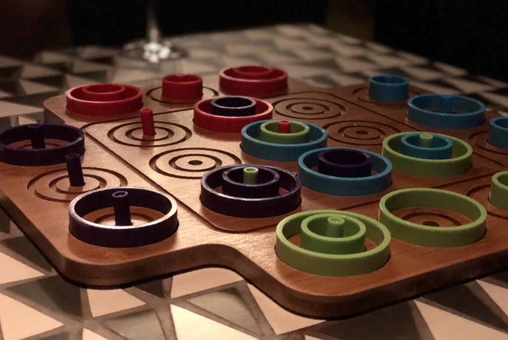 How pretty is #Otrio?! 😍💕 #BoardGameClub