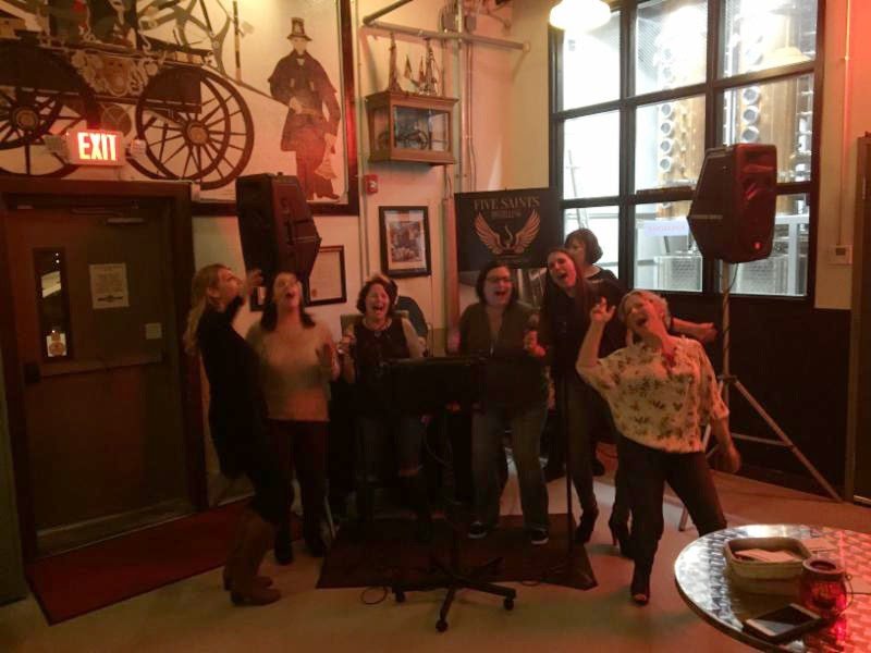We're singing to celebrate the start of our weekend! Join us tonight for karaoke from 7-11 PM. #HappyFriday #FiveSaintsDistilling #NTownHustle #NorristownPA