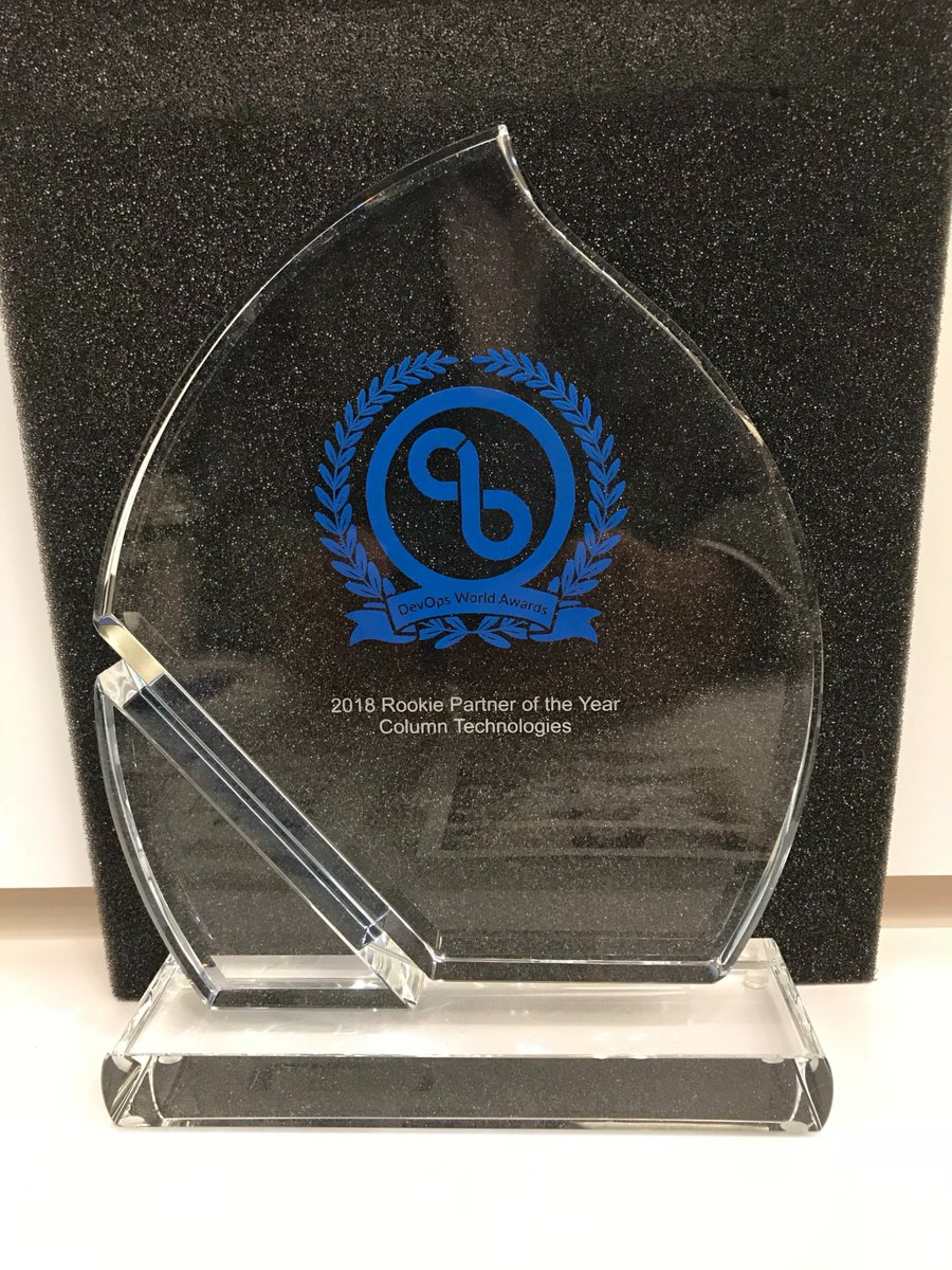 MajorKeyTech's tweet photo. @ColumnIT is proud to be named Rookie Partner of the Year by @CloudBees at #JenkinsWorld 2018! https://t.co/hhxOeMVnx9