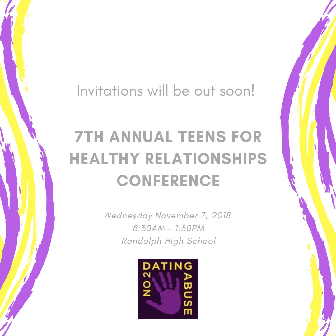We are excited to see everyone again this year at our 7th Annual Teens for Healthy Relationships Conference!