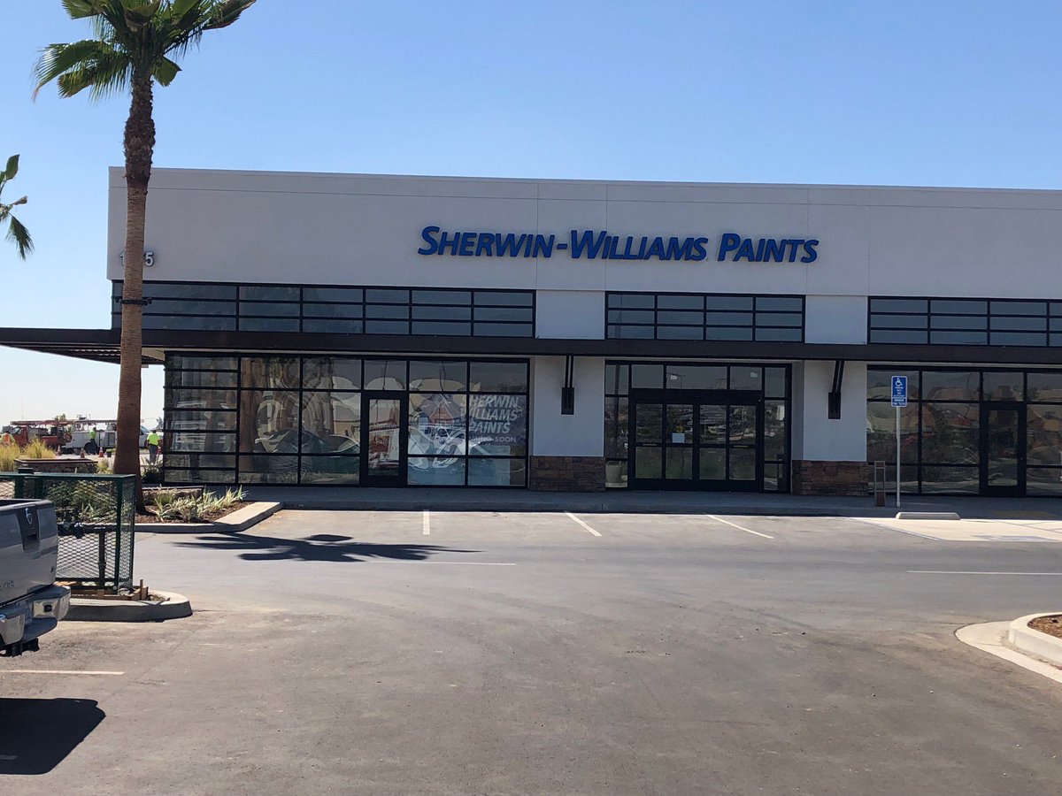 AccentGraphics's tweet image. Sherwin Williams Paints- Rialto, CA - new location!