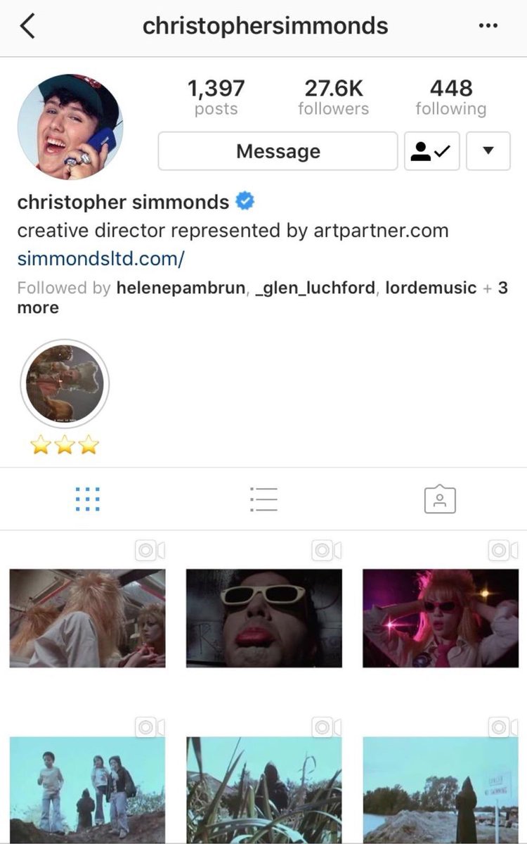 🌐| Harry recently followed christophersimmonds and paulhanlonhair on Instagram!