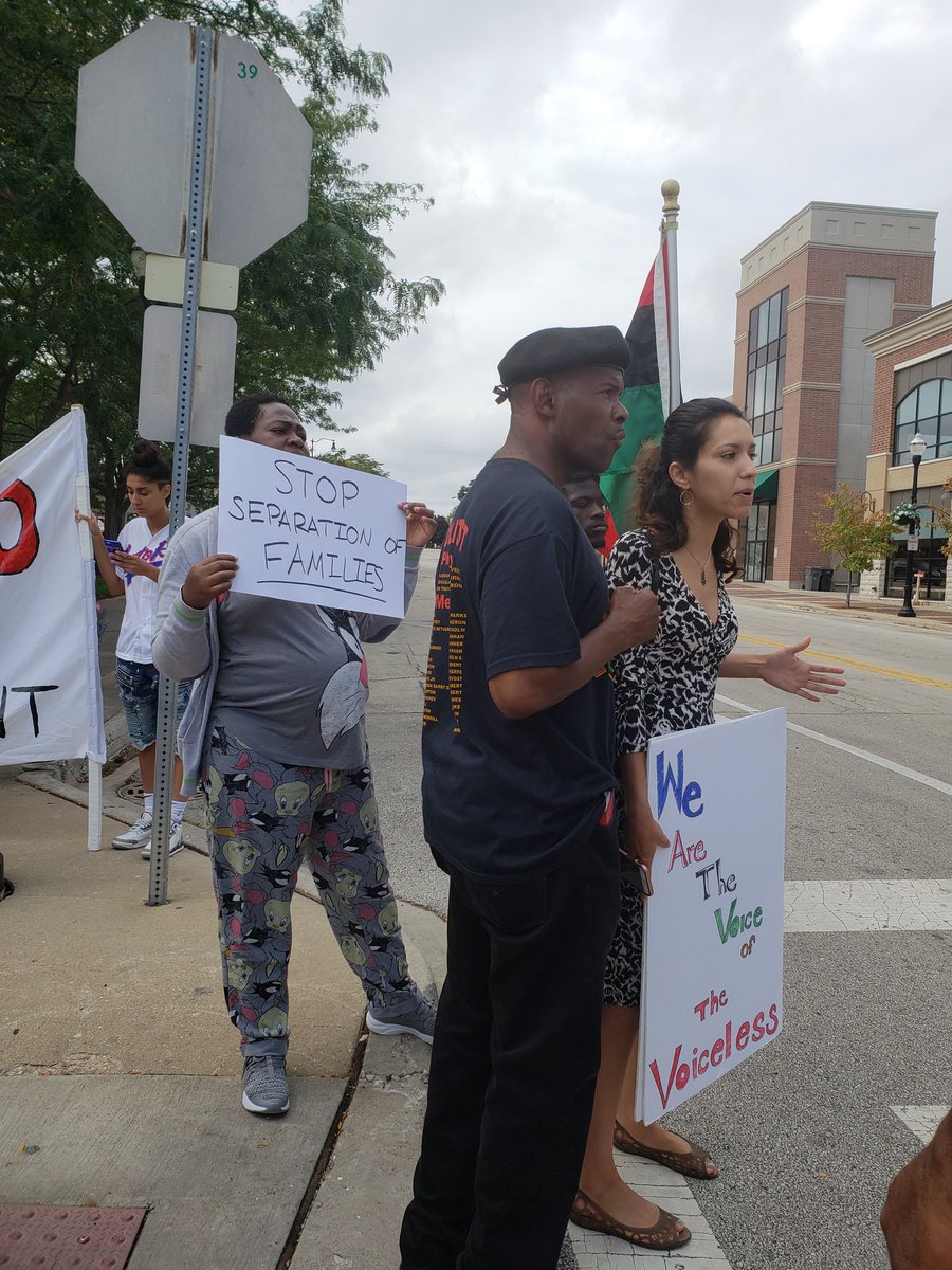 celestef20's tweet photo. "This is a national issue (Jeff Sessions hateful speech) that affects all communities of color,  we must stand together " community leaders from the @CityOfWaukegan coming together. #migrationisnatural https://t.co/nOLsb8dcJ3