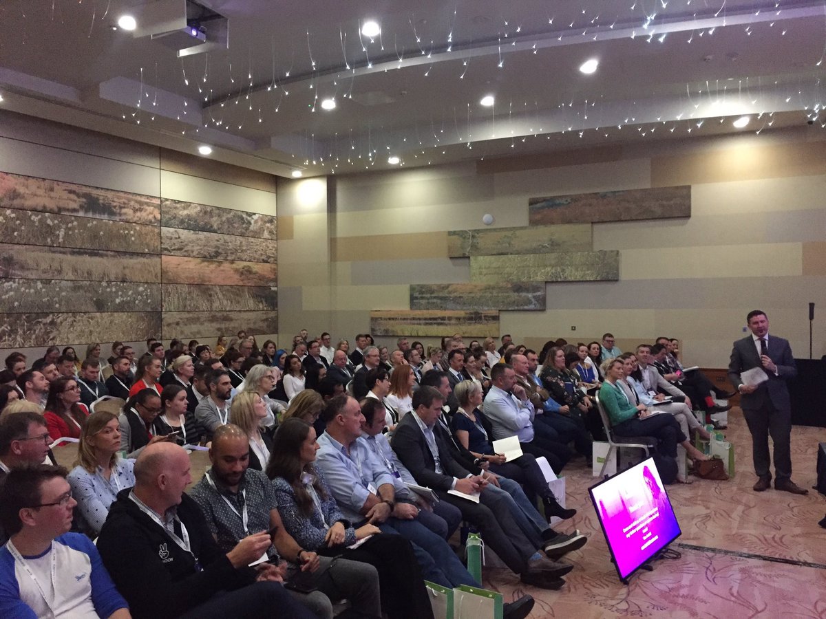 LorHiggins's tweet photo. Brill day from start to finish at our #eCommConf.Huge thanks to all who made it the biggest &amp; best yet @DCampbell1592 @KeelanBourke @T0mmyEnglish @AntoColRE @helenodowdennis &amp; our delegates, partners, speakers @SeanKyneTD &amp; MC @jonathanhealy who did a super job! ‘til next year 👌 https://t.co/3zpc1D5QCr