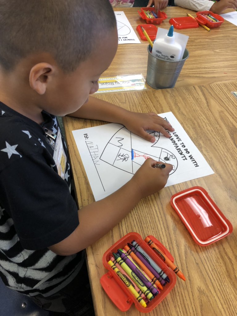 larNERD's tweet photo. Drawing pictures of what we ❤️ to do with our grandparents @OTorcas #GrandparentsDay https://t.co/mgXAyvplnd