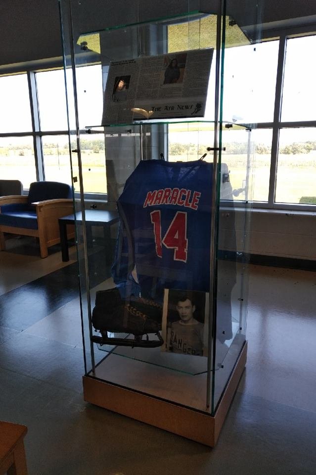 Township of North Dumfries (@northdumfries) on Twitter photo Next time you're at the NDCC, stop by and see the display on Henry "Buddy" Maracle, the NHL's first Indigenous hockey player who just happened to be born in Ayr! Stay tuned for exciting news from the <a href="/AyrCentennials/">Ayr Centennials</a> regarding a special event on September 27 to honour Buddy. Next time you're at the NDCC, stop by and see the display on Henry "Buddy" Maracle, the NHL's first Indigenous hockey player who just happened to be born in Ayr! Stay tuned for exciting news from the <a href="/AyrCentennials/">Ayr Centennials</a> regarding a special event on September 27 to honour Buddy.