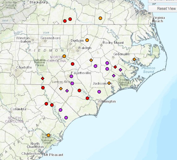 NWS Charleston, SC on Twitter "Currently, there are 11 river gauge