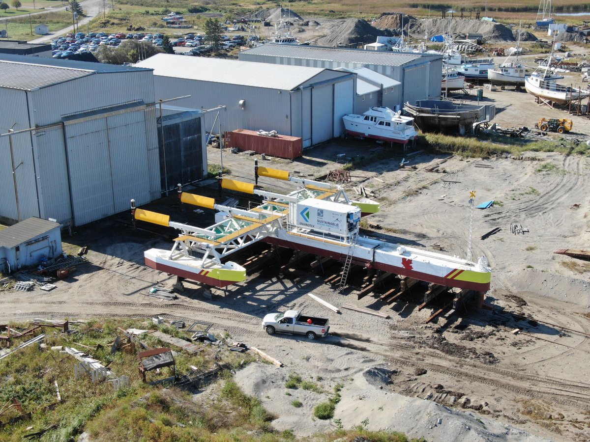 The permit allows Black Rock Tidal Power to test a 280-kilowatt floating platform for up to six months in the Bay of Fundy bit.ly/2EH0PWK #RenewableEnergy #tidal