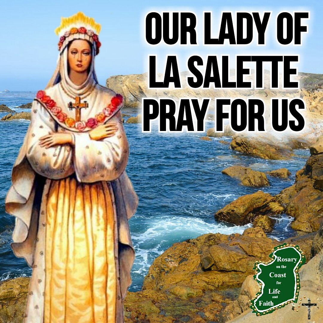 OnRosary's tweet photo. Feast day of Our Lady of La Salette 
Sign up to organise a coastal location in Ireland. Oct 7th at 2.30pm
https://t.co/mfpJqouDad or email coastalrosaryireland@gmail.com https://t.co/4PpGgpOPMc