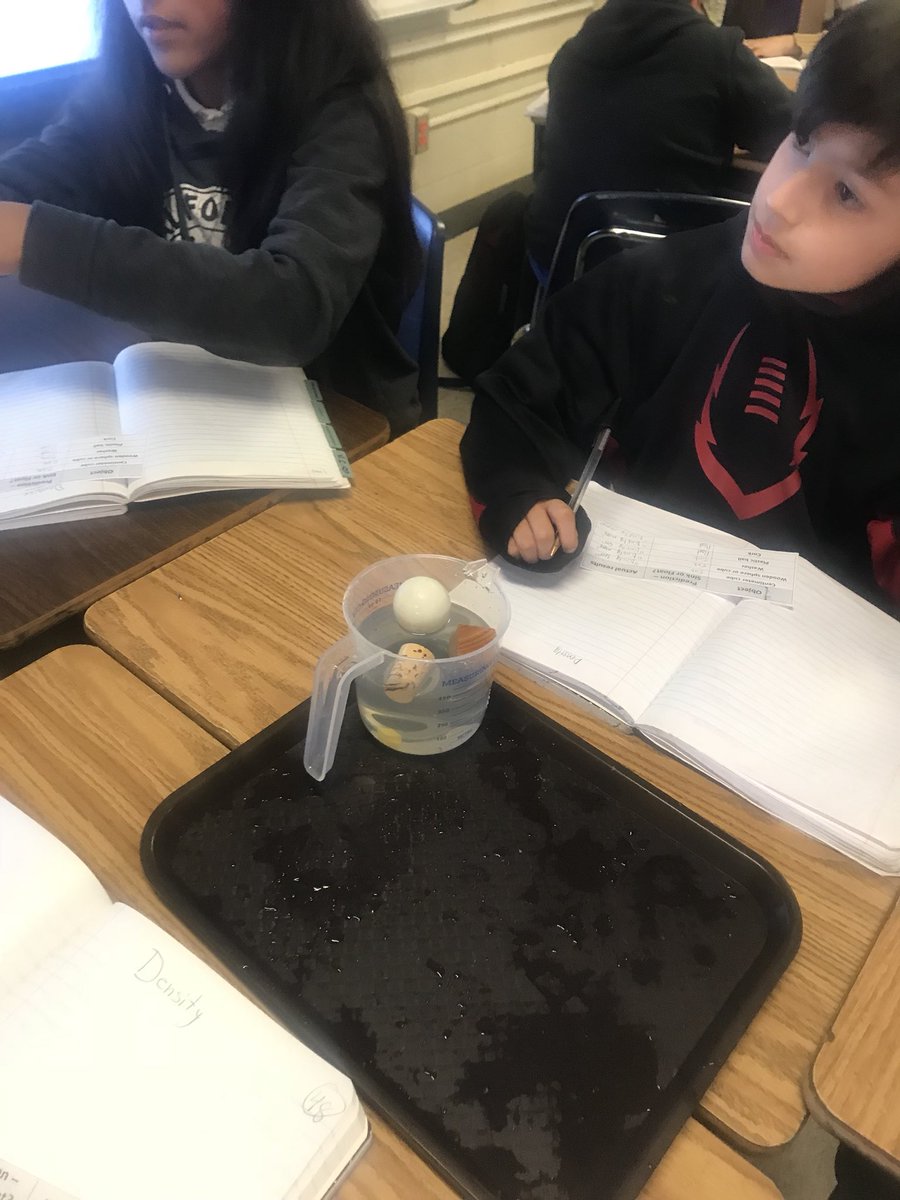 Classifying matter according to it’s Density! @GrayElemEagles #GrayTScience