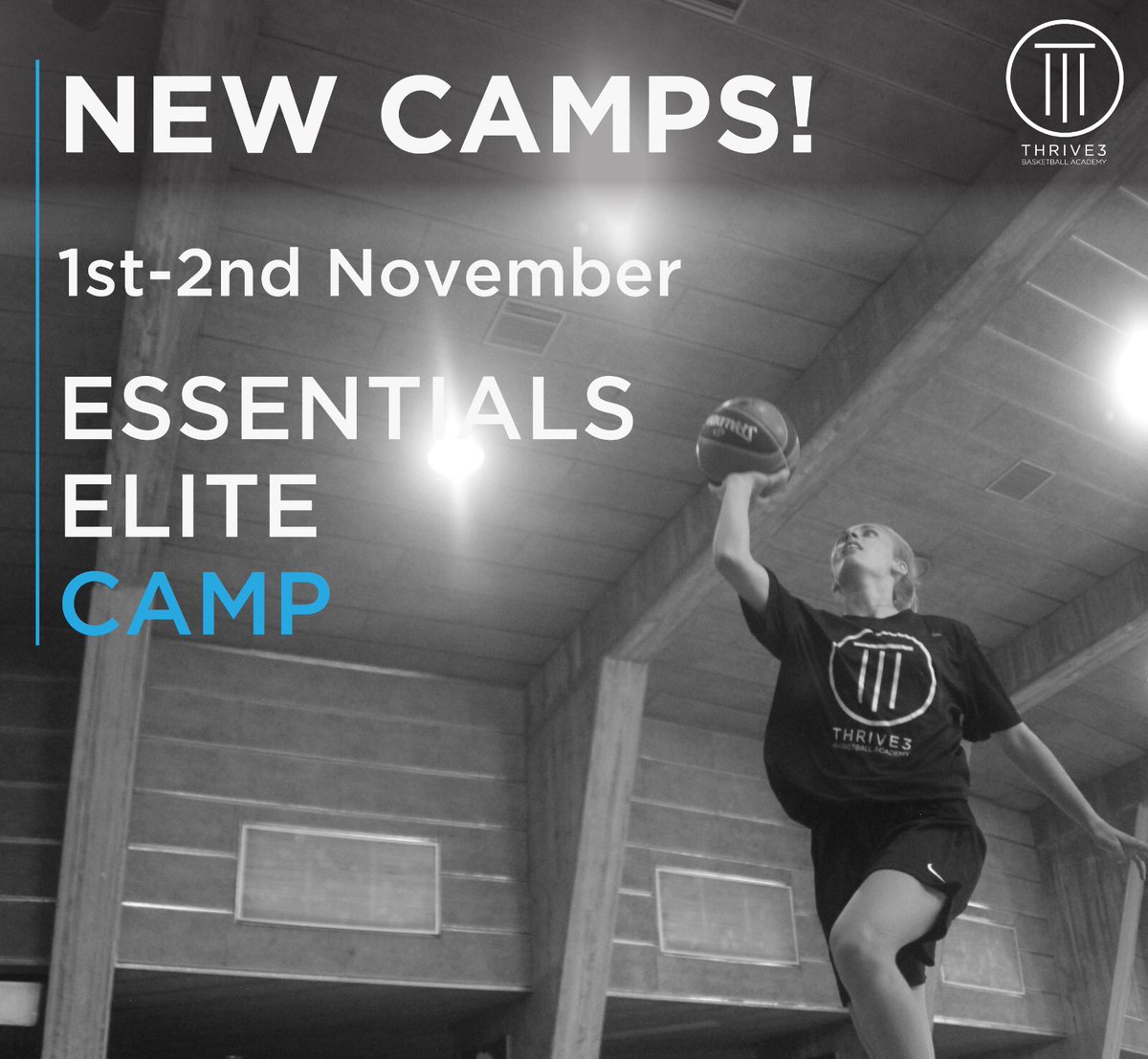 Thrive3Academy's tweet photo. We are back! NEW CAMP!
🔜 During 1st&amp;2nd Nov. HOLIDAYS!  

After great success of our Summer Camps, don't miss the opportunity to improve your #mind #body and #skills during the season🏀 You can play better!

Check our website for registration!
There are limited places! 💨 https://t.co/H52mXJayo4