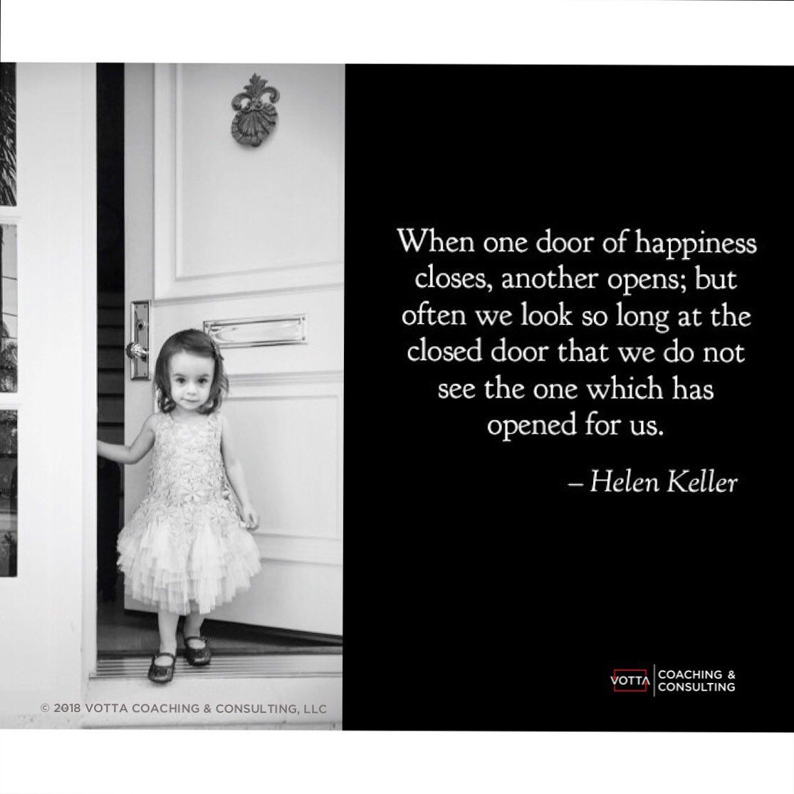 adjustyourview's tweet photo. When one door of happiness closes, another opens; but often we look so long at the closed door that we do not see the one which has opened for us. -Helen Keller

Where are you looking? 

#wednesdaywisdom #happiness #leadershipquotes #tampaleaders #achievenewresults #vottacoaching https://t.co/rgwRKzBqRa