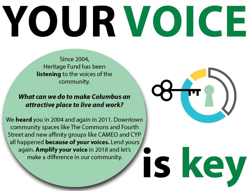 We would love to hear from you!  Tell us about your experience in Columbus by taking this short survey from <a href="/heritagefundbc/">Heritage Fund</a>.  heritagefundbc.org/welcoming/