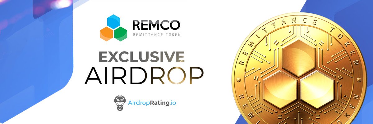 💰 REMCO EXCLUSIVE AIRDROP! 💰
Receive free 125 Remco tokens. Estimated Value: ~$10 + Referrals.

Join airdrop here: airdroprating.io/airdrops/exclu…