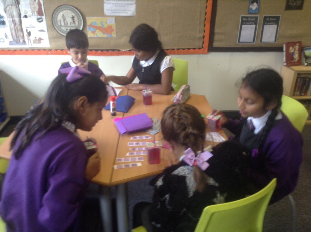WhitefieldPS's tweet photo. Our #mathmagicians lead a love of maths in school. Y3 worked very hard with Y6 this lunchtime and enjoyed their buddy time. https://t.co/fyP2ykWpe8