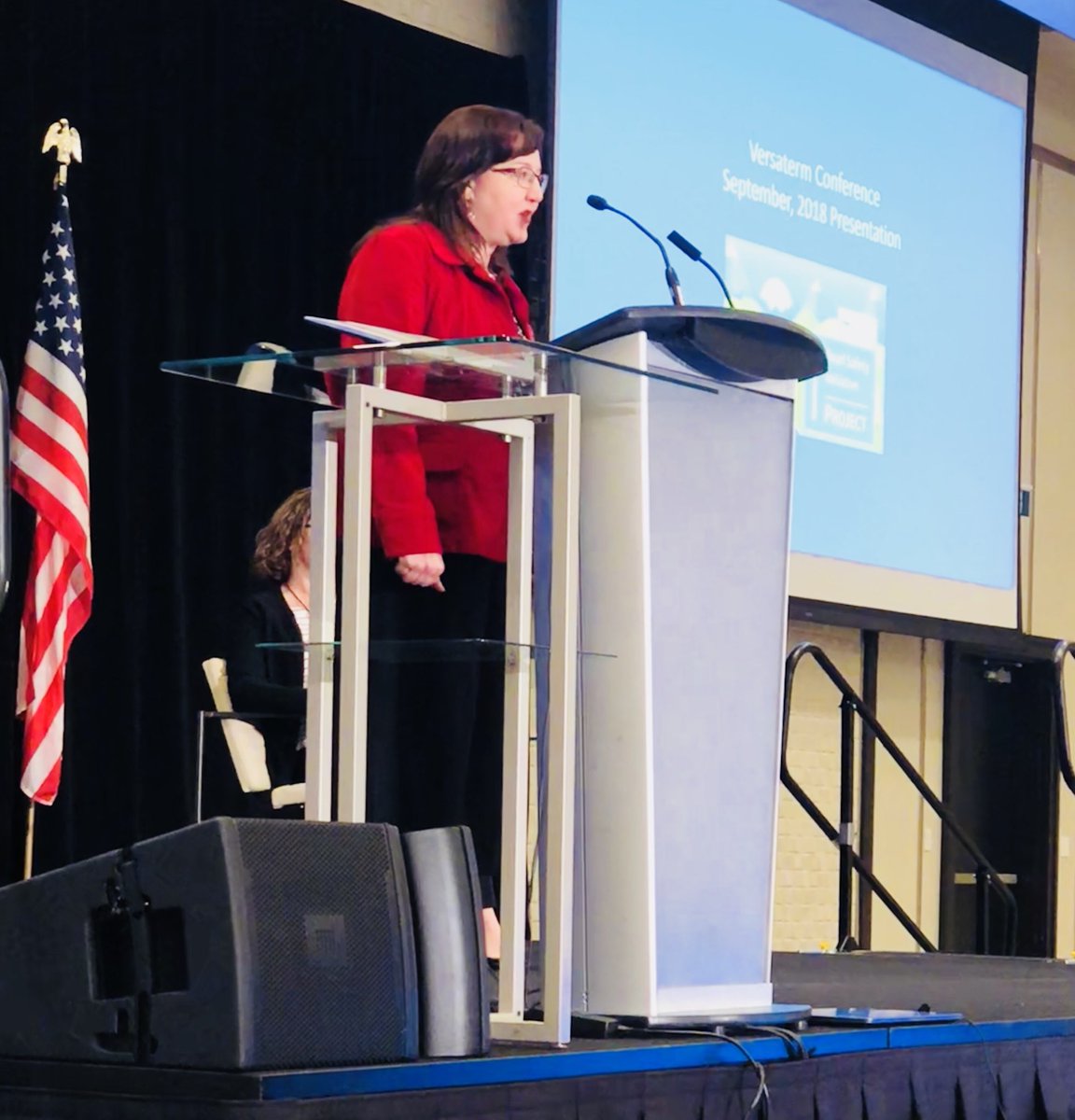 KimberlyVachon's tweet photo. Great presentation on BC’s Road Safety E-Ticketing Initiative by RoadSafetyBC’s Paula Steele and PRIMECorp’s Michelle MacRae at Versaterm’s Re:Invent Users Workshop 2018 @RoadSafetyBC #VDX2018 #SuccessfulResults #VersatermMRE @Versadex https://t.co/q82UoyPEyr
