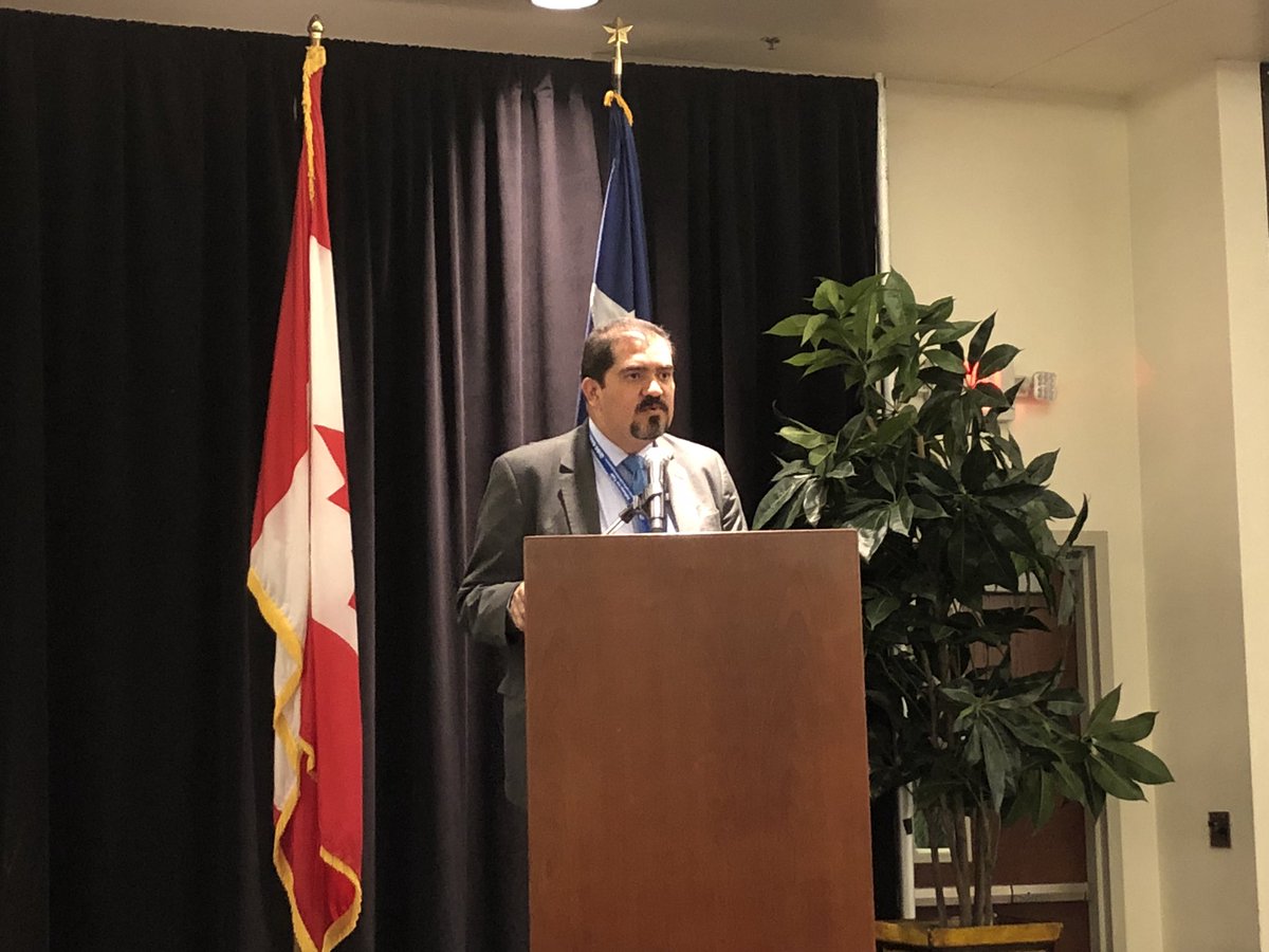 CBPSouthTexas's tweet photo. .@CBPSouthTexas Laredo Field Office listened to keynote by @SE_mx @masg71 regarding the latest in NAFTA 2.0 renegotiation/modernization at the @LaredoEDC 25th #PathwaysforTrade Symposium https://t.co/eNhHsDodNn