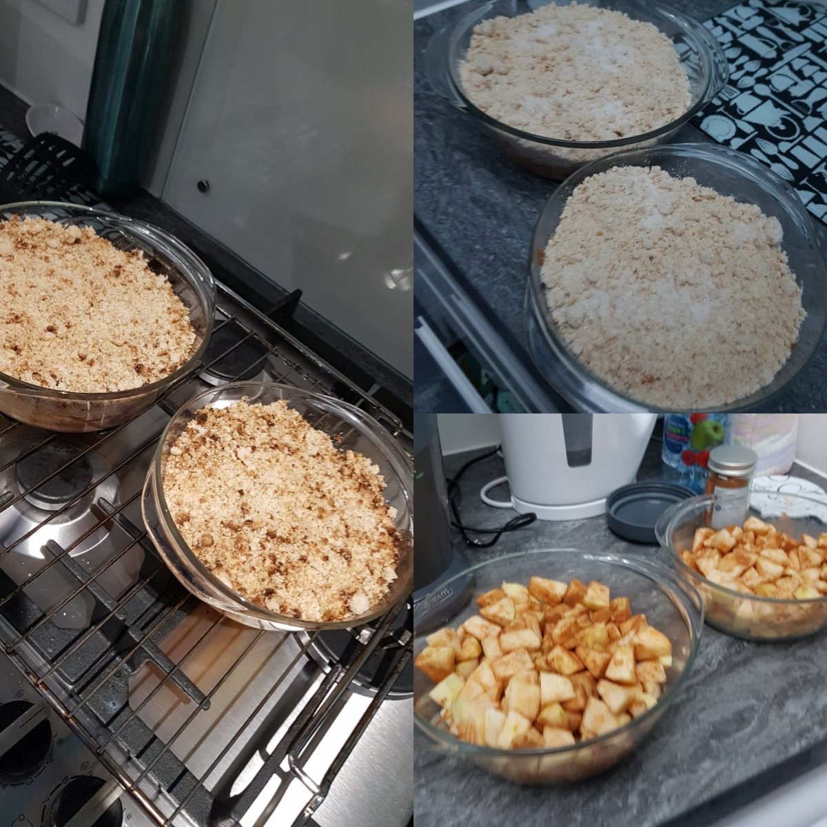 blaise_love's tweet photo. Baking time!! #applecrumble #yummy #baking #relaxation https://t.co/cGaoVWlAUf