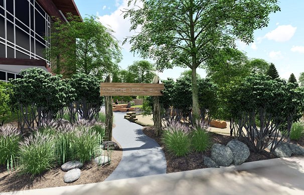 AFPGolden's tweet photo. 👏@MountainviewHms announce a $450K donation to support @PathstoneMH Natural Playground and Healing Garden, a 10,000 sq.ft. outdoor space at the new Branscombe Mental Health Centre in #StCatharines: https://t.co/xPDz2qy1De https://t.co/tvRAmSiXlq