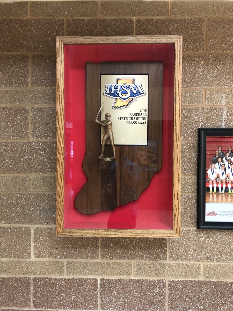 TigerBaseball17's tweet image. It’s hanging on the wall! State Champs Forever!