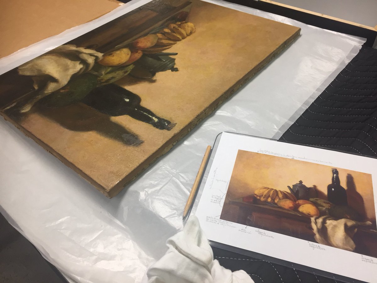 chatere's tweet photo. Am I the only one who think #conditionreporting is the only #Zen moment for a #museumregistrar? โ For me Yes, it is โ #RegistrarLife #MuseumDocumentation #museumconservation #Oller #puertoricanart https://t.co/qXCXtUqetS