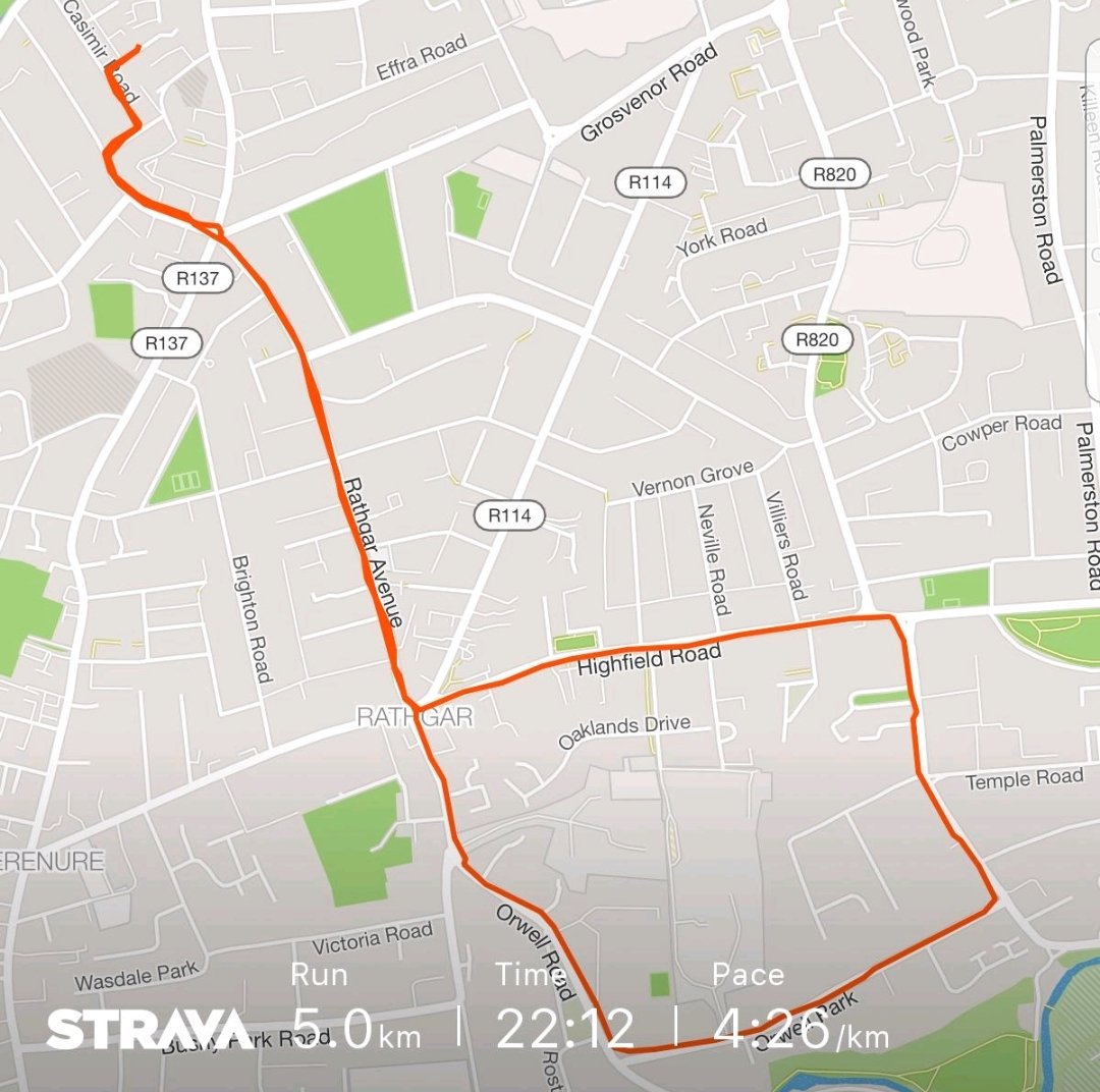 conamaravaughan's tweet photo. Another hoofer again tonight. Went out for a 10km but there were a few aches and pains so settled for a relatively fast 5km. Progressing nicely trying to get back to fitness.
#progress #runthroughthepain #running #eveningrun #rundublinrun #dublinrunning #marathontraining https://t.co/zPwzpvdO22
