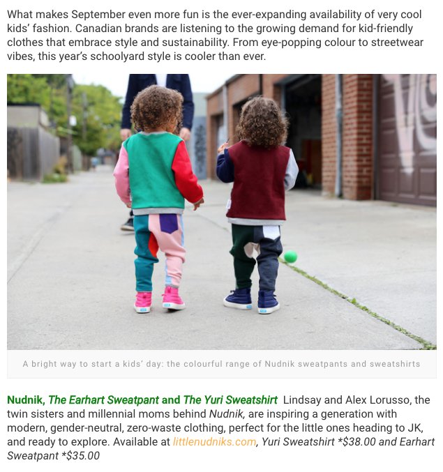 JFC_RU's tweet photo. "These stylish clothes from @littlenudniks, Charlie+Gus, and @luvmthr will get your kid to school fashionably and comfortably." - @VillageLivinMag. >> https://t.co/a2vSjfy3dU @PeaceFlagHouse #stylingsaturday #sarahjeanharrison #kidsclothing https://t.co/dWXJQrmY6G