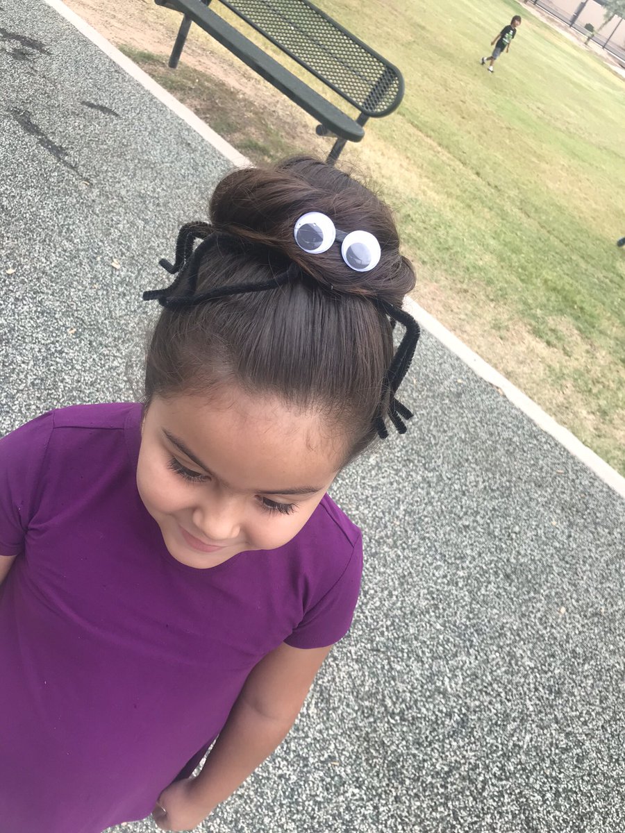ConleyCoyote's tweet photo. Wacky hair Wednesday! @ConleyCoyote @CUSDTech @cusdSTEM @ChandlerUnified #spiritweek #crazyhairdontcare #Wednesday #schoolspirit #HumpDay #firstgrade https://t.co/9HrtHm5h2B