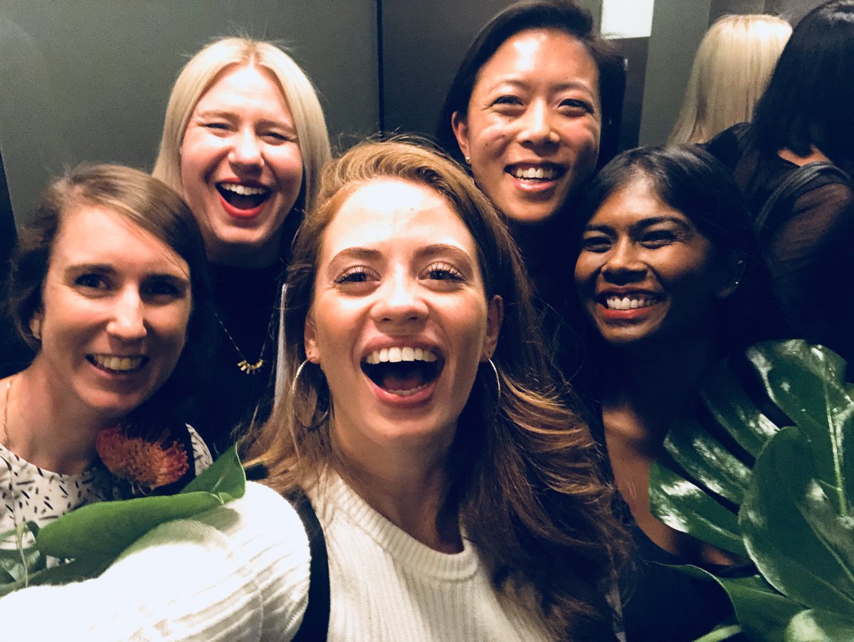 seshvee's tweet photo. Tired but happy faces of the WIN London crew after last week's WINxfrog Radical Empathy event. Shout out to @karapecknold, Malina Keutel, Anna Goodman, Justine Lai, Meredith Smith &amp; @joyatlarge for making the evening utterly fabulous. @frogdesign #WINLondon https://t.co/a1MCMYK9LF