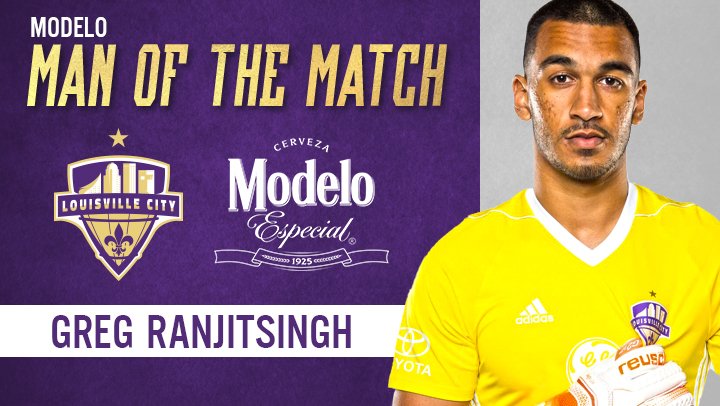 loucityfc's tweet photo. With his 🔟th clean sheet of the year, your @ModeloUSA Man of the Match is 'keeper @gregxorio! 👐 https://t.co/5dFAzQ6SlS