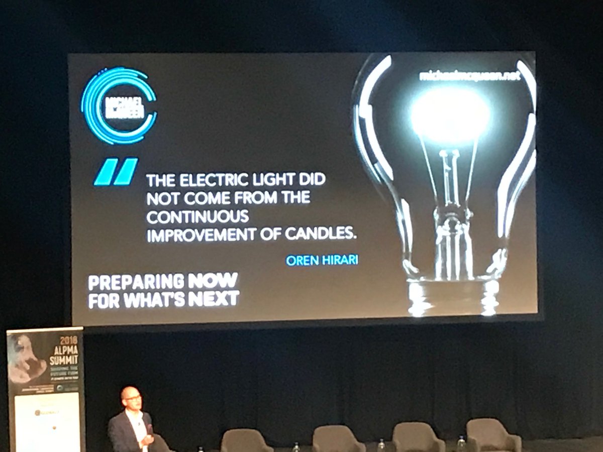 Brilliant session #MichaelMcQueen. We need to embrace healthy paranoia #alpmasummit2018