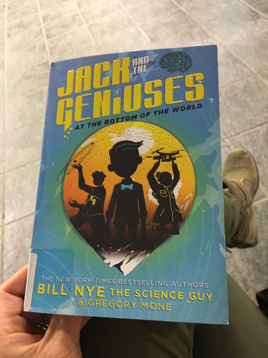 Elementary School Librarian Problem: I was smiling so the woman next to me looked at what I was reading and then gave me the strangest look. She doesn’t know what she is missing. <a href="/BillNye/">Bill Nye</a>