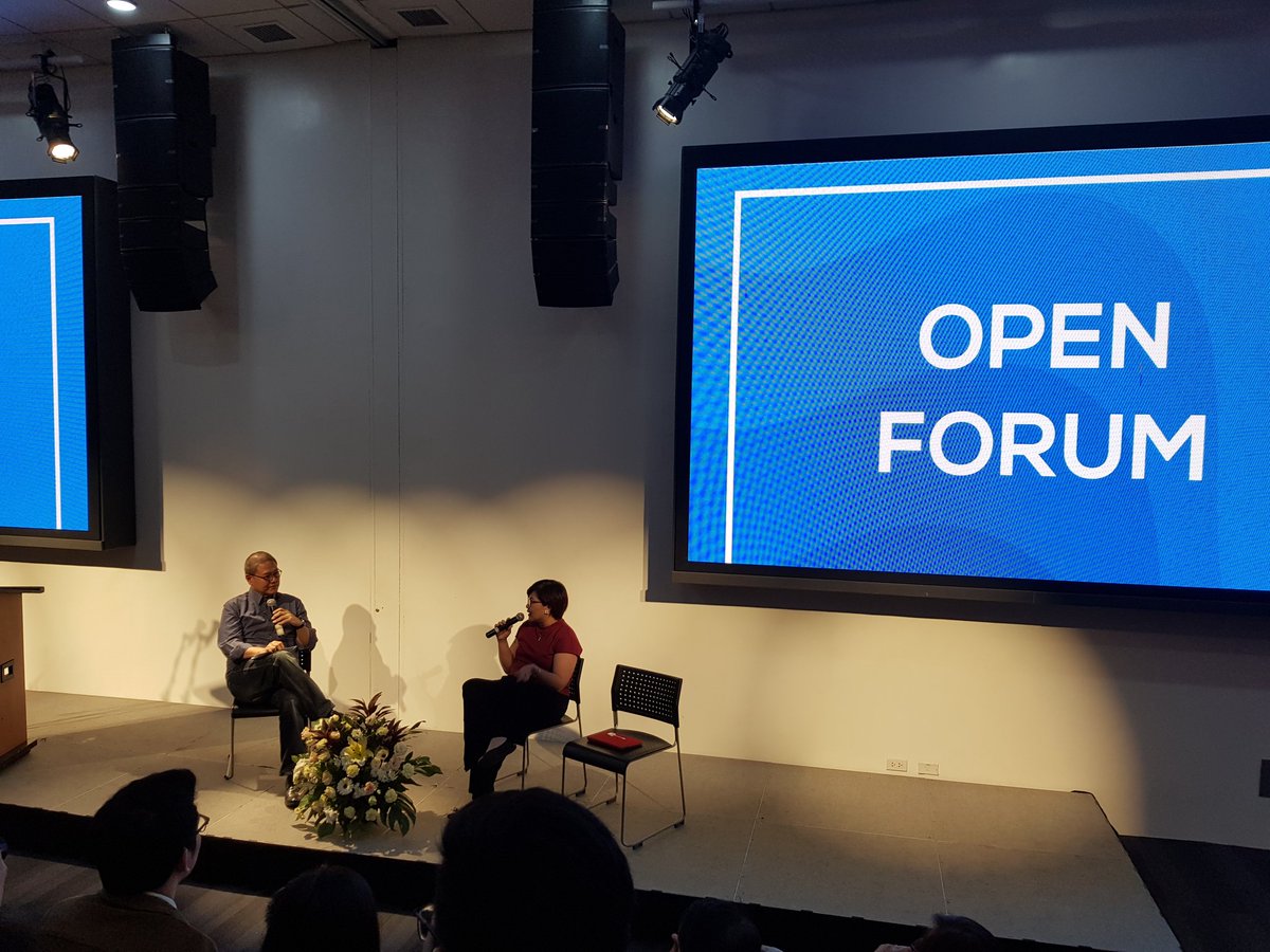 CommerceJournal's tweet photo. The forum is now open for Marketistas to ask questions to Ms. Honey De Peralta.
#CommerceWeek2018 https://t.co/K8Y0hXpkBm